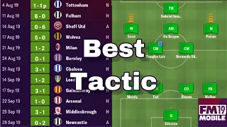 FM19 MOBILE BEST TACTIC