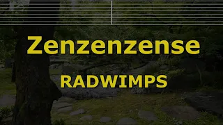 Karaoke♬ Zenzenzense - RADWIMPS