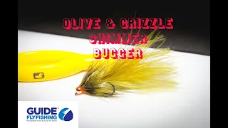 Fly Tying The Olive & Grizzle Shimmer Bugger