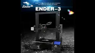 Обзор 3D принтера Ender-3 Creality,  Лучший БЮДЖЕТНЫЙ 3Д принтер, Первая печать