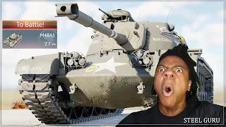 The WORST STOCK tank in the entire game 💀💀💀 M48 STOCK GRIND Experience !!!