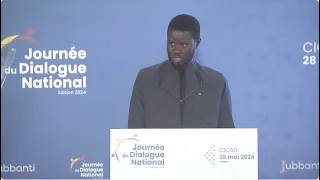 Ouverture du dialogue: Le discours du président Bassirou Diomaye Faye