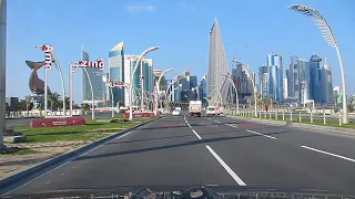 QATAR Corniche Lusail timelapse