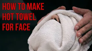 Как приготовить горячее полотенце для распарки лица