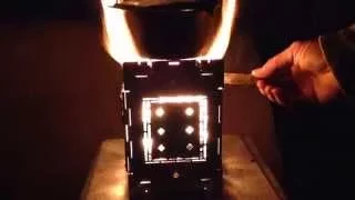 5" Folding Firebox First Burn Test