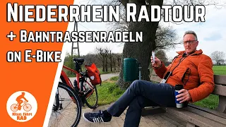 Niederrhein Radtour am Rhein entlang & Bahntrassenradeln ab Xanten