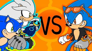 Sonic and Silver vs Scourge but they have omnitrixes from Ben 10 [Animation Short]