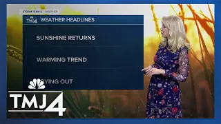 Partly cloudy Friday, warm weekend with lots of sun