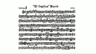 El Capitan March: Baritone: John Philip Sousa