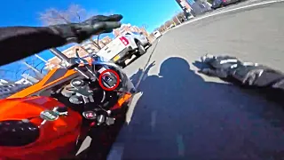 WHEN YOU THINK YOU'RE FAST AND THIS HAPPENS - Best Motorcycle Moments