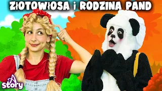 Złotowłosa i rodzina pand | Bajki dla dzieci po Polsku | A Story Polish