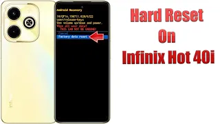 Hard Reset Infinix Hot 40i | Factory Reset Remove Pattern/Lock/Password (How to Guide)