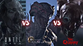 Who wins a fight till the death? Until Dawn Wendigo vs House of Ashes Vampire vs The Quarry Werewolf