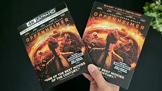 Oppenheimer 4K UltraHD Bluray Unboxing | Bonus Disc Menu Reveal