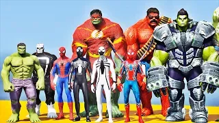 Team SPIDER MAN vs Team HULK - GTA V Mods - Spider-Man vs Hulk