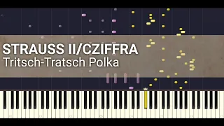 Strauss II/Cziffra - Tritsch-Tratsch Polka (Synthesia)