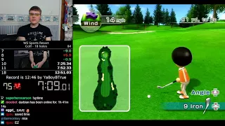 (12:32) Wii Sports Resort Golf (18 holes) speedrun *Former World Record*