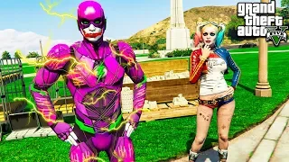 КАК ФЛЭШ СТАЛ НОВЫМ ДЖОКЕРОМ В ГТА 5 МОДЫ! FLASH JOKER ОБЗОР МОДА В GTA 5! ИГРЫ ГТА ВИДЕО MODS