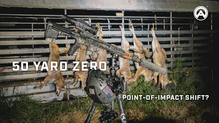 What Is Your Point Of Impact Doing At 25, 100, 150 & 200 Yards When You're Zero'd at 50 Yards?