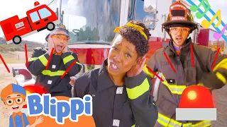 Blippi's Fire Truck Super Special 🚒| Brand New BLIPPI Songs | Educational Songs For Kids