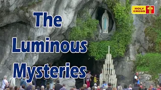 The Luminous Mysteries | Rosary from Lourdes Grotto | English Rosary | Holy Cross Tv| Lourdes Rosary