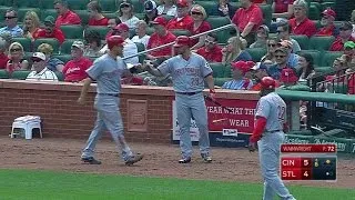 CIN@STL: Mesoraco scores on RBI groundout