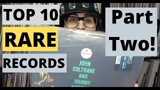 TOP 10 RAREST Records In My Collection! (Part 2) Pop, Jazz, Psych, TripHop, etc!