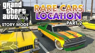 RARE CARS LOCATION| GTA 5 STORY MODE- Part - 2