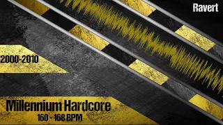 BEST OF: "Millennium Hardcore 160 - 168 BPM (Part 2 of 4)" *GOOD QUALITY* 7 hours, 150 tracks total