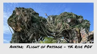 Avatar: Flight of Passage - 4K Ride POV 2023  -  Animal Kingdom, Disney World - Florida