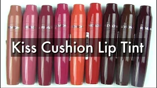 REVLON Kiss Cushion Lip Tints: LIP SWATCHES & Review