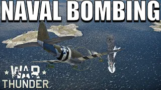 NAVAL BOMBING Experience in WAR THUNDER Naval Battles | Player vs AI AA