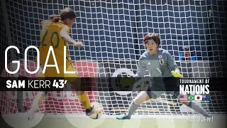 Australia vs. Japan: Sam Kerr Third Goal - July 30, 2017