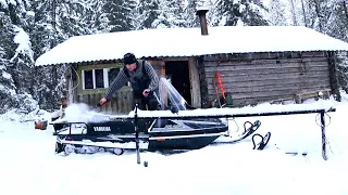 🏕Живу Один в Таёжной Избушке.Зимняя Рыбалка на Жерлицы.Быт В Лесной Избе.Ближний Кордон