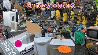 New Smithfield Sunday Market With A Car Boot Sale in Manchester UK