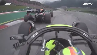 Verstappen faking an attempted fast lap just to ruin Hamilton's lap