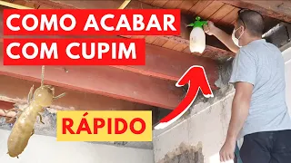 COMO MATAR CUPIM  ⚠️ ☠️ - Apliquei MUITO RÁPIDO ! - DIY