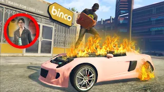 MAKING PEOPLE'S CARS BURST INTO FLAMES! | GTA 5 THUG LIFE #313