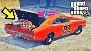 РЕАЛЬНАЯ ЖИЗНЬ В GTA 5 - КАТАЕМСЯ НА DODGE CHARGER 1970! САЙМОН УСНУЛ В БАГАЖНИКЕ ДОДЖА!⚡ГАРВИН