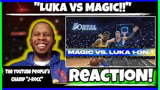 Luka Doncic vs. Prime Magic Johnson 1-on-1 | THE PORTAL S1 E5 | Reaction  🔥🏀