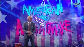 Entrada de Cody Rhodes "La Pesadilla Americana" - WWE Raw Español Latino: 18/04/2022