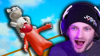 fighting our girlfriends (gang beasts)