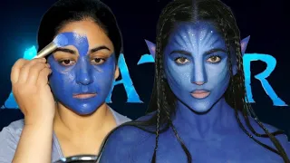 I Tried to Recreate The AVATAR Makeup Look!!