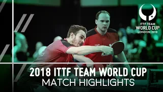 2018 Team World Cup Highlights I Paul Drinkhall/Samuel Walker vs Koki Niwa/Jin Ueda (Group)