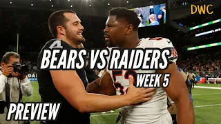 CHICAGO BEARS VS LAS VEGAS RAIDERS WEEK 5 PREDICTIONS