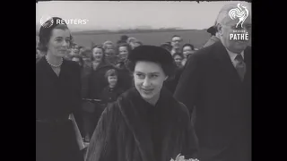 UK: INDUSTRY: PRINCESS VISITS A COAL MINE: (1954)