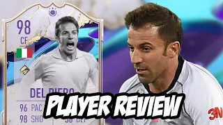 98 DEL PIERO COVER STAR ICON - Lohnt er sich? | FIFA 23 Player Review