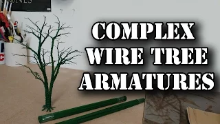 Realistic Scenic Trees - Wire Armatures (Wrap Technique)