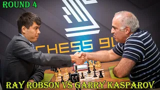 Ray Robson (2691) vs Garry Kasparov (2552) || Chess 9LX 2023 - R3