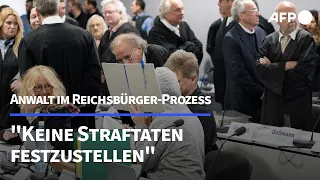 Anwalt im Reichsbürger-Prozess: "Keine Straftaten festzustellen" | AFP